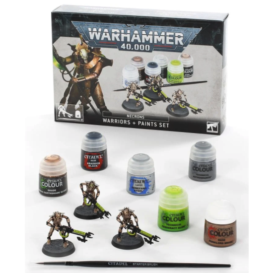 Warhammer 40,000: Necrons Warriors + Paints Set